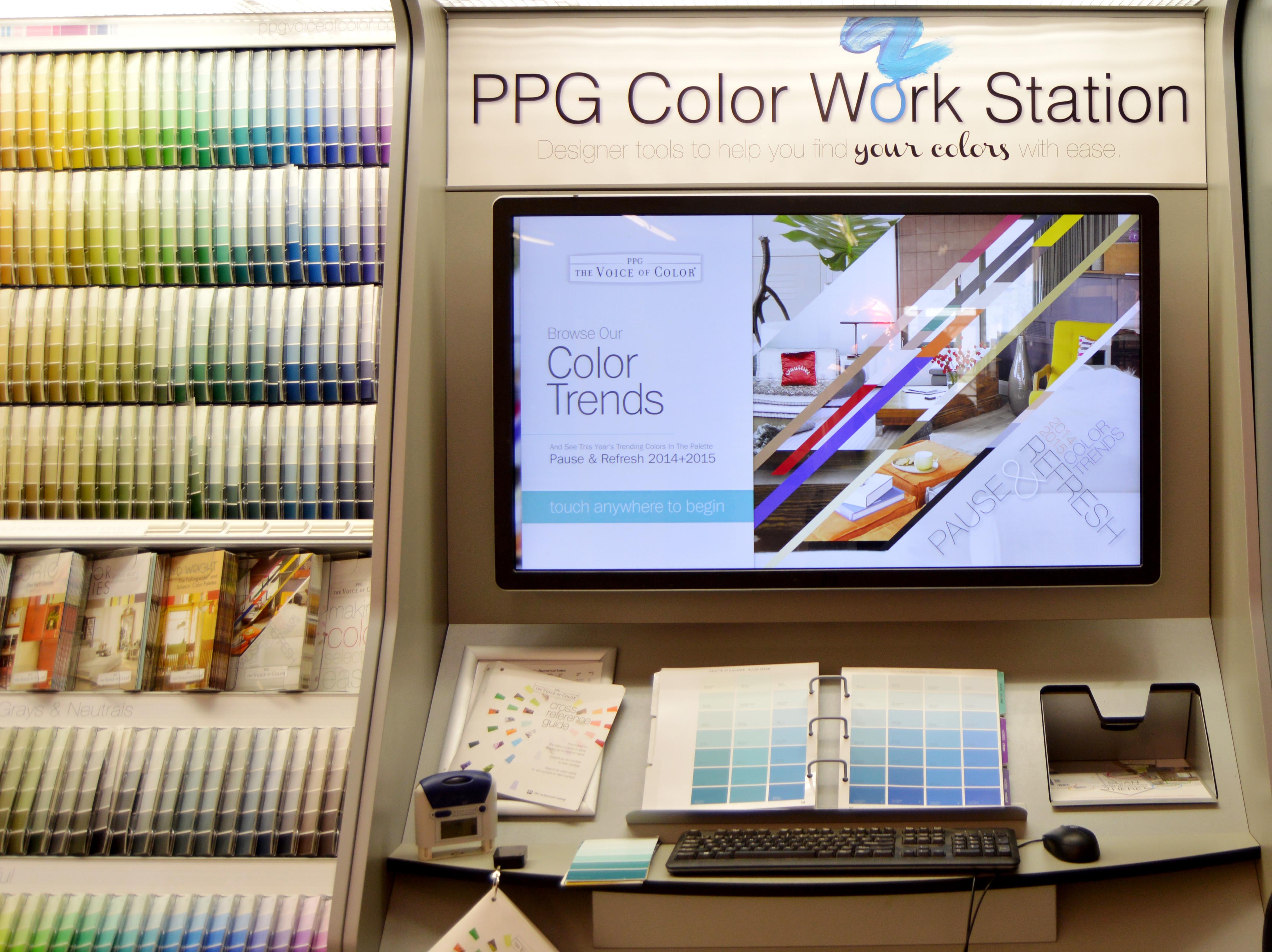 PPG color work station